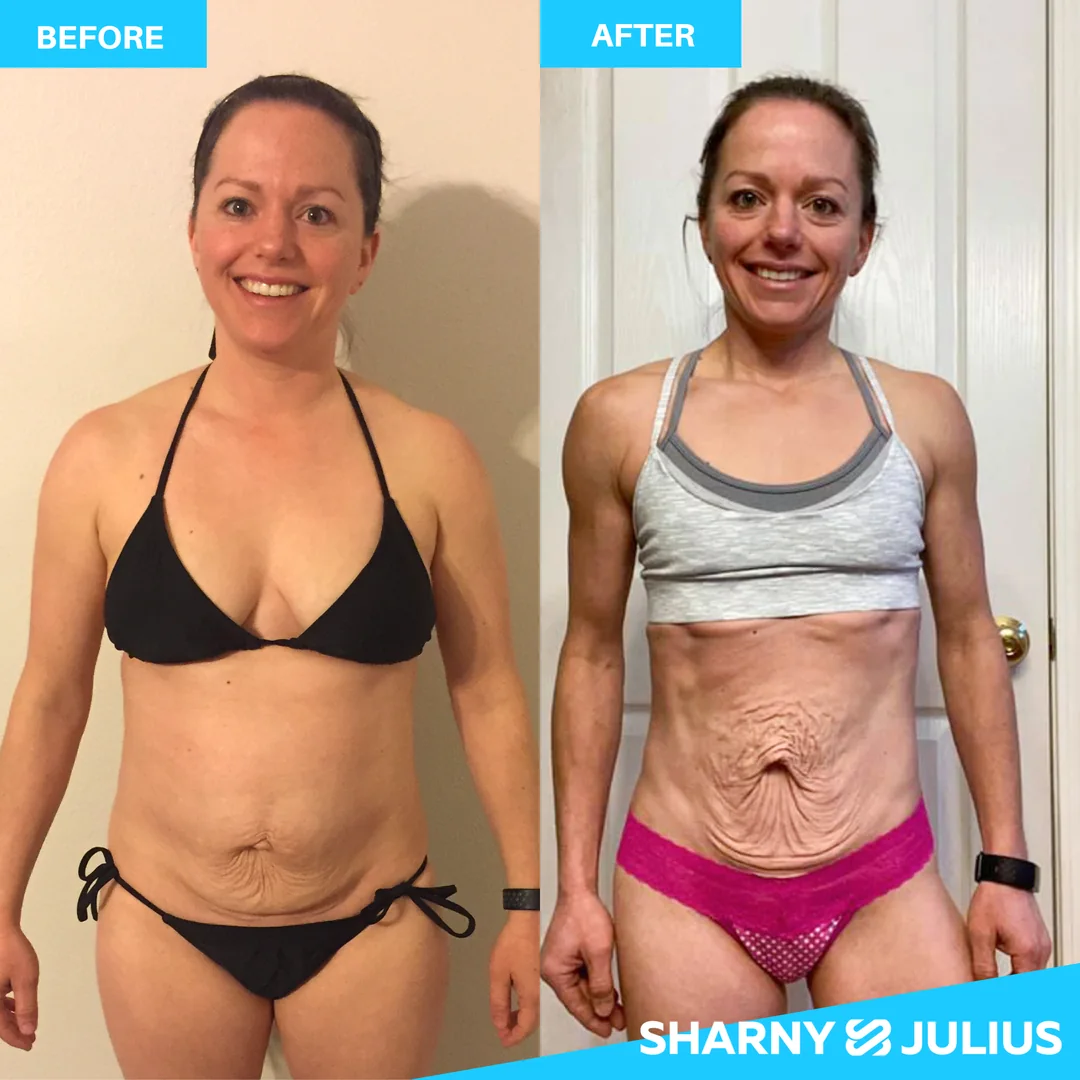 Carissa Bacon — SCPF before and after transformation