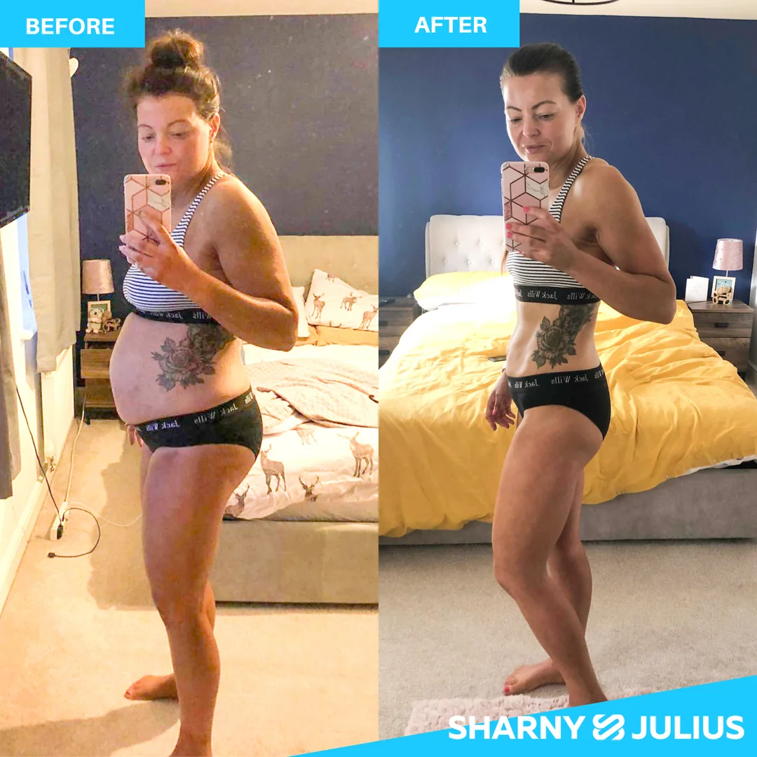 Julie Cole — SCPF before and after transformation