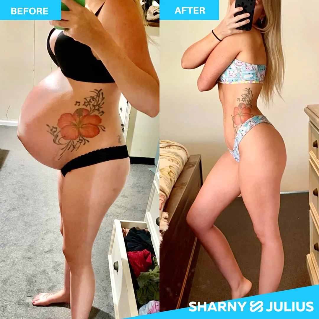 Kellie Pidgeon — SCPF before and after transformation